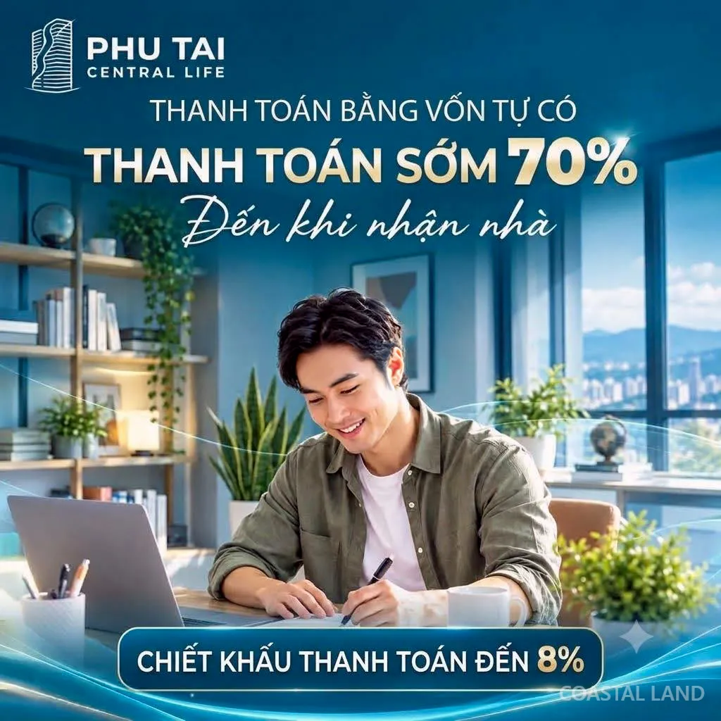 Nhận nhà trước trả gốc lãi sau - Sở hữu Phú Tài Central Life dễ vậy sao? 5