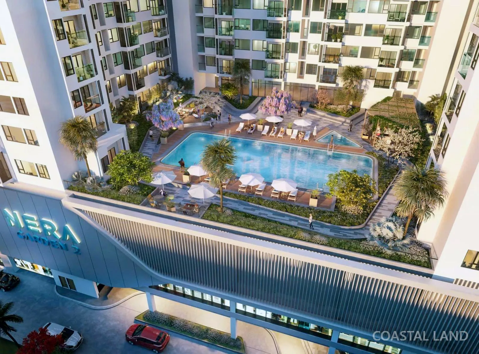 Cho thuê căn hộ Nera Garden, 5,5 triệu, 64m2 ở đường Tố Hữu, Huế 11
