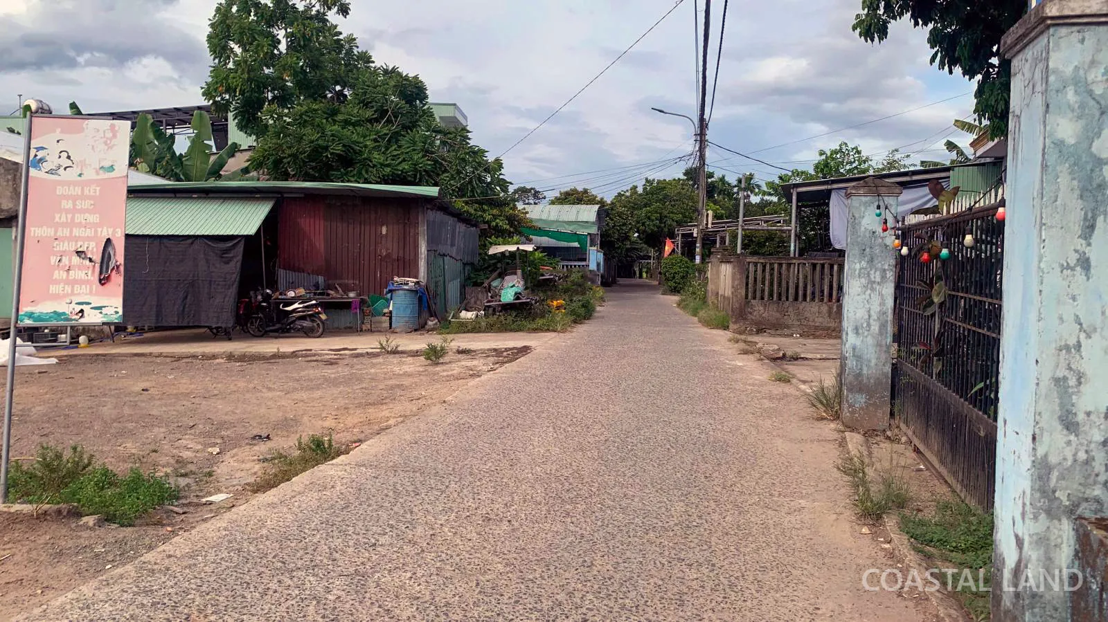 Bán đất An Ngãi Tây 3, xã Hòa Vang, Đà Nẵng, 237m2 mặt tiền rộng 3