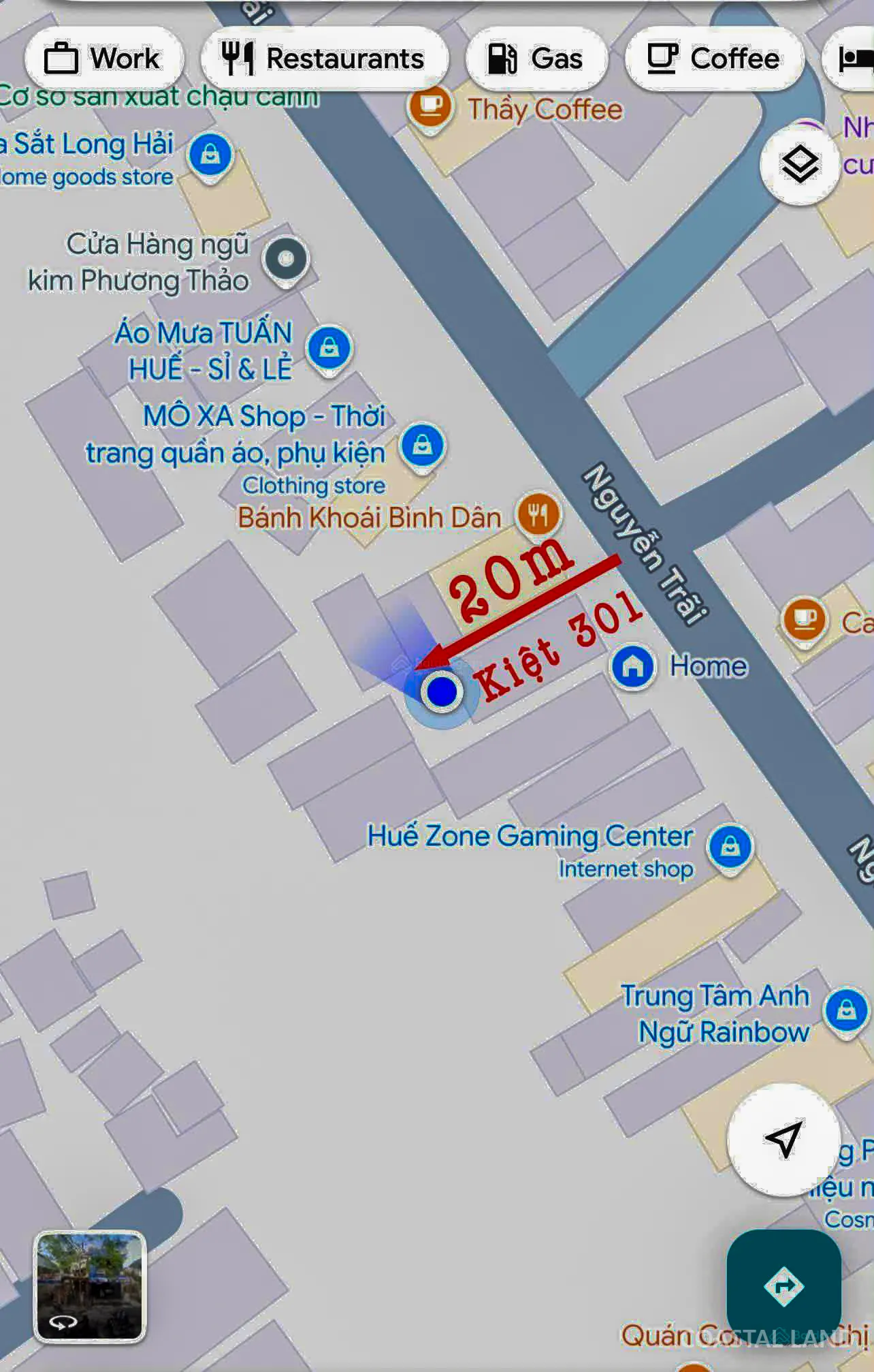 Cho thuê văn phòng 100m2 kiệt 301 đường Nguyễn Trãi, phường Phú Xuân, Huế 7