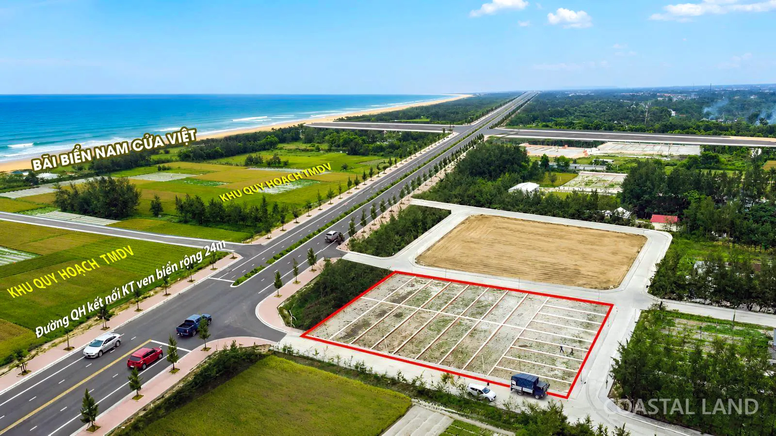 Bán đất xã Triệu An, nay xã Nam Cửa Việt, Quảng Trị, 150m2 mặt tiền 8m 5