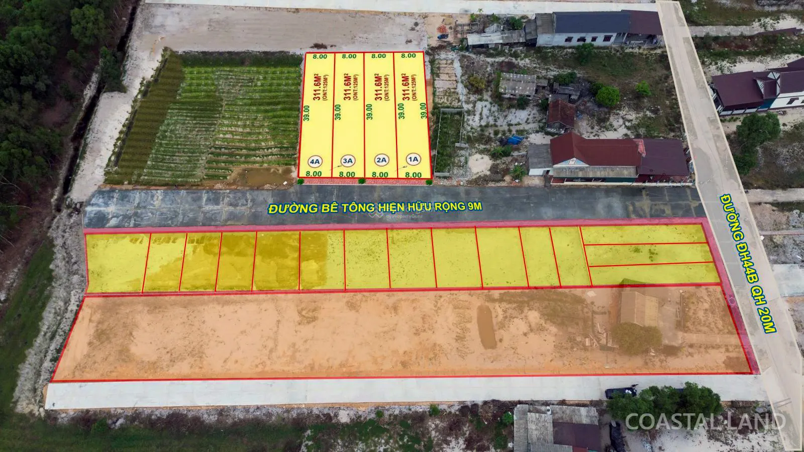 Bán đất xã Triệu Vân, nay xã Nam Cửa Việt, Quảng Trị, 311m2 mặt tiền 8m 3