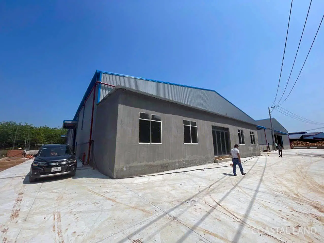 Kho Nhơn Hội 3000m2 có PCCC tự động chỉ 25k/m2 3
