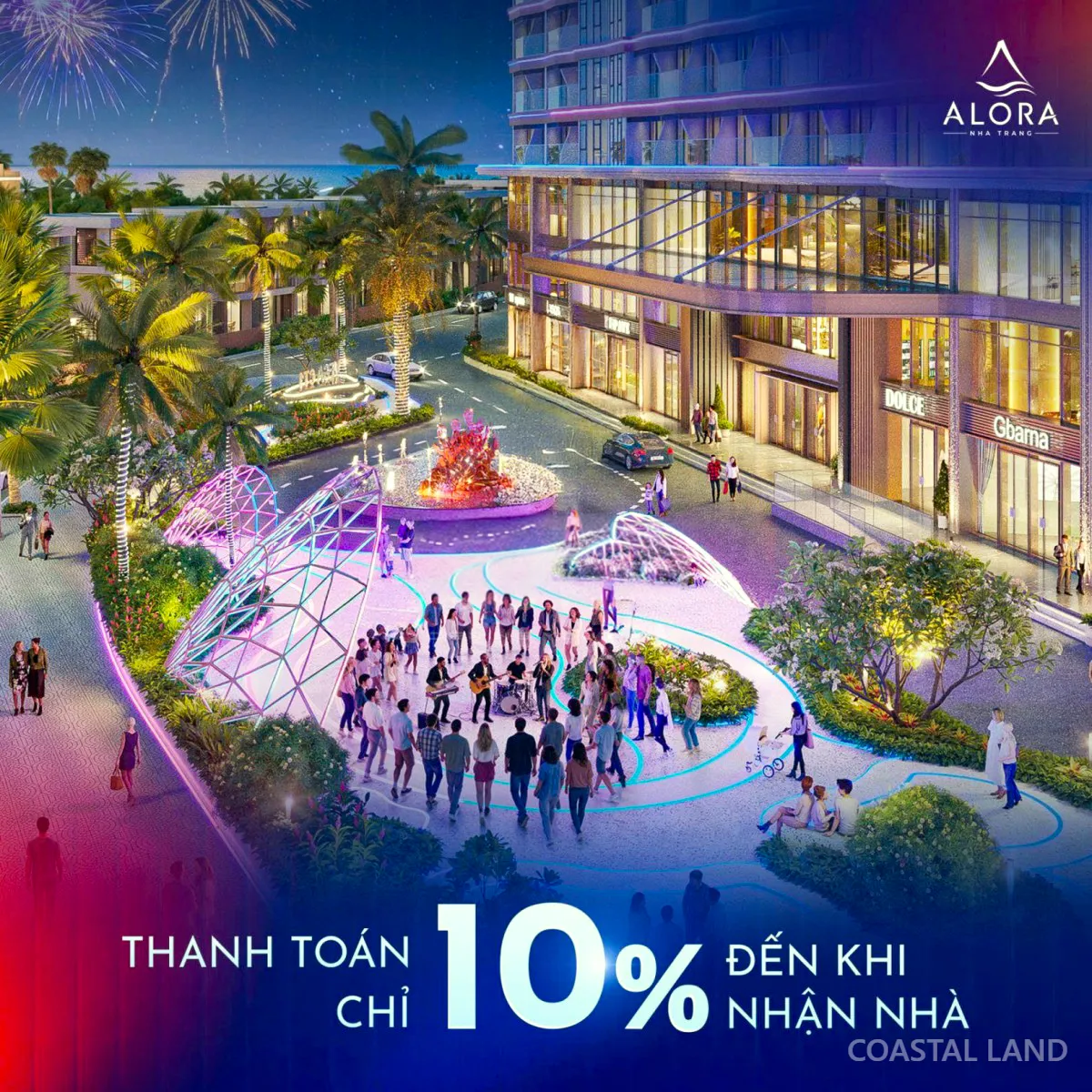 Căn hộ măt biển ALORA Nha Trang - Chính sách " 3 Không " ( 3 năm 0 đồng gốc lãi ) 5