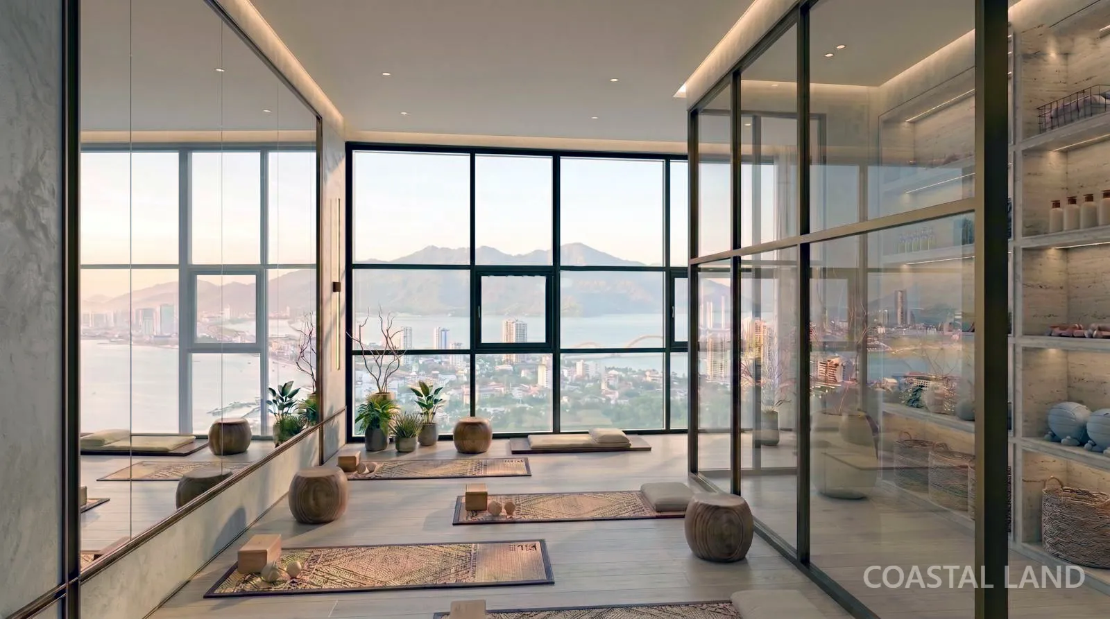 Studio The Camellia Sơn Trà 30m2 tầng 5, mã CH-0522 giá 2,246 tỷ đã gồm VAT & KPBT view nội khu 3
