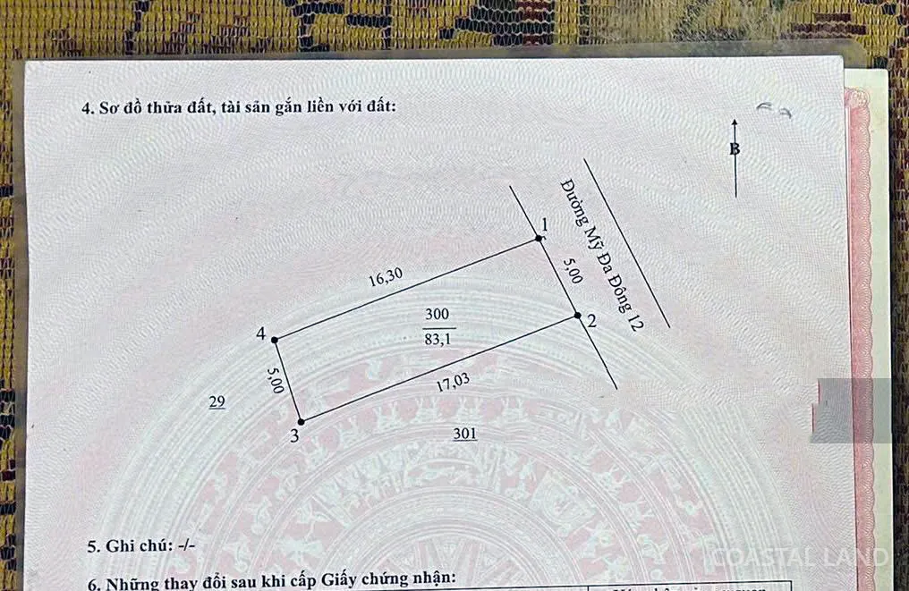 Bán đất 2 mặt tiền 114,7m2 Mỹ Đa Đông 12, Ngũ Hành Sơn, Đà Nẵng 7