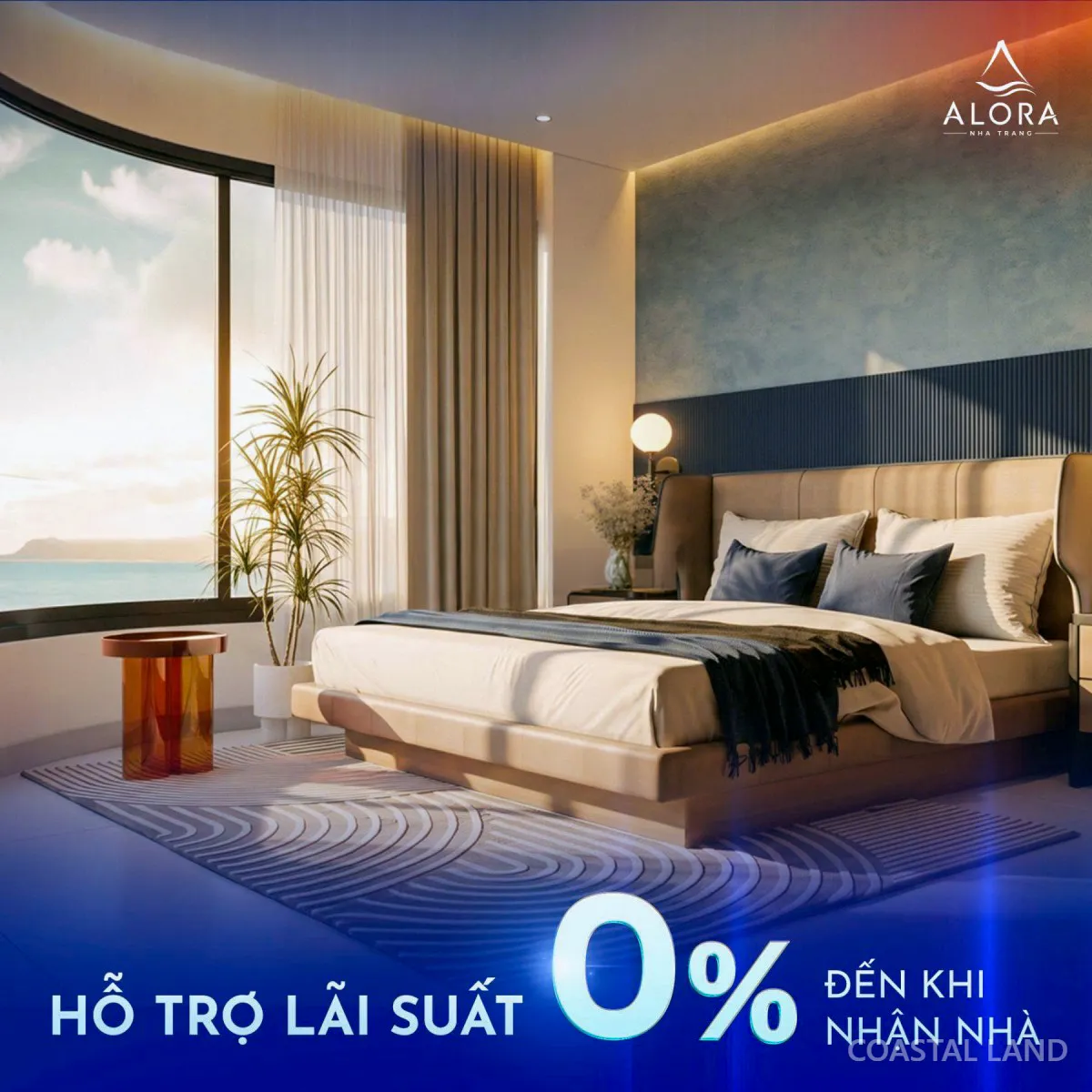 Căn hộ măt biển ALORA Nha Trang - Chính sách " 3 Không " ( 3 năm 0 đồng gốc lãi ) 4