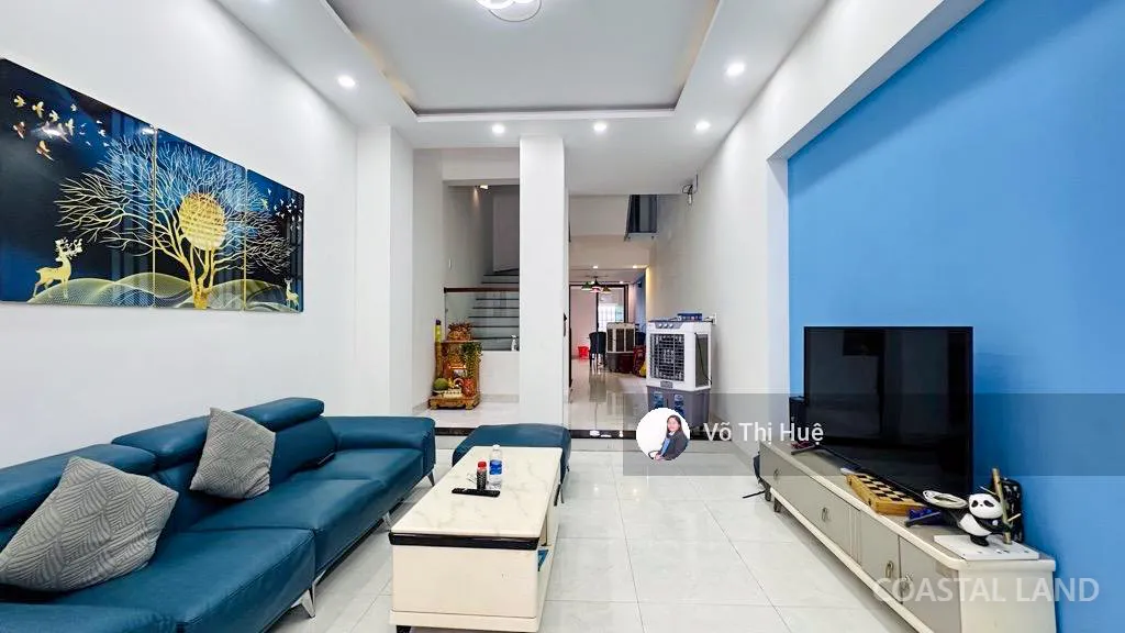 Cho thuê nhà nguyên căn MT Phan Bôi ngay Dương Đình Nghệ - 4 tầng 6