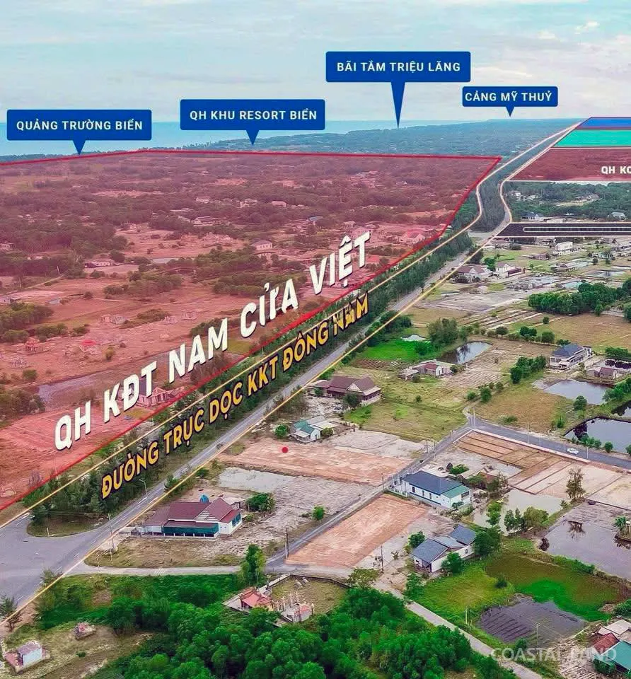 Bán đất 200m2 đường ven biển Xã Cửa Việt, Quảng Trị, 950 triệu 5