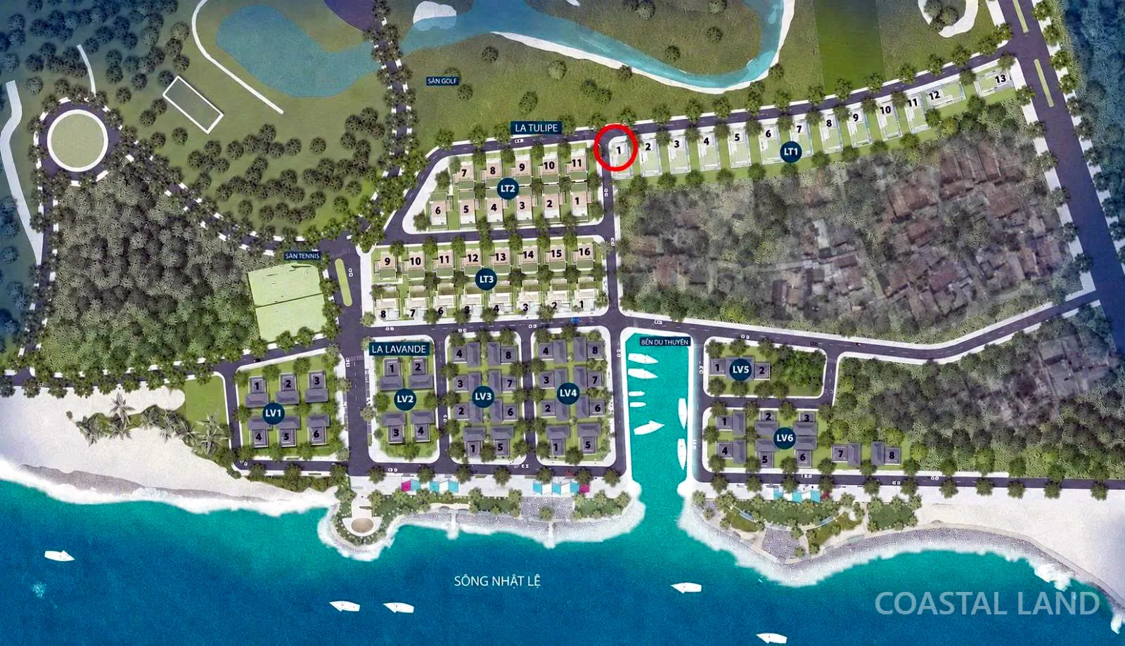 Bán lô góc 325m2 KĐT Nhật Lệ Riverside, Đồng Hới, Quảng Trị 5