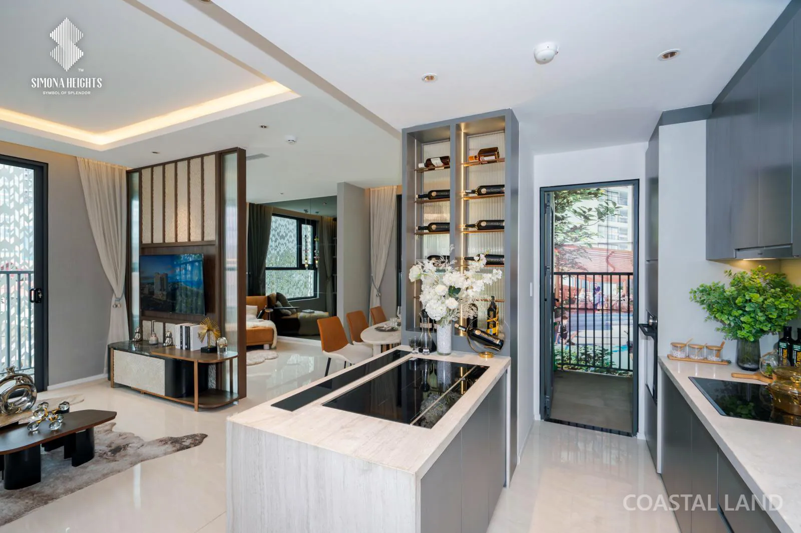 Mua nhà Tặng ô tô 200-300 triệu - Tặng full nội thất 4* 2PN 2,79 tỷ Simona Heights 3