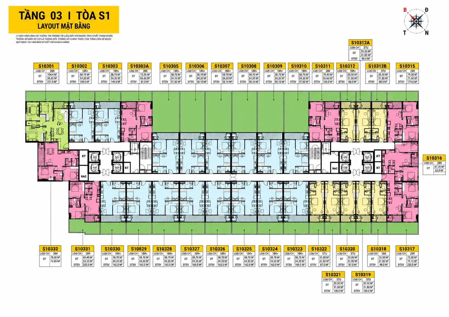 Tầng 3 - Tòa S1