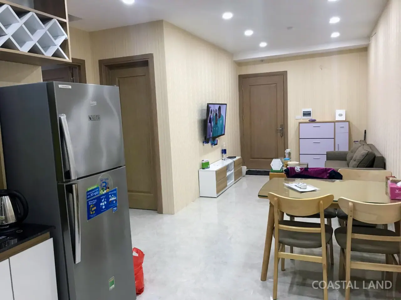 Cho thuê CH đầy đủ nội thất, 60m2, 16 triệu VND, tại Số phòng: 3614, Mường Thanh Đà Nẵng