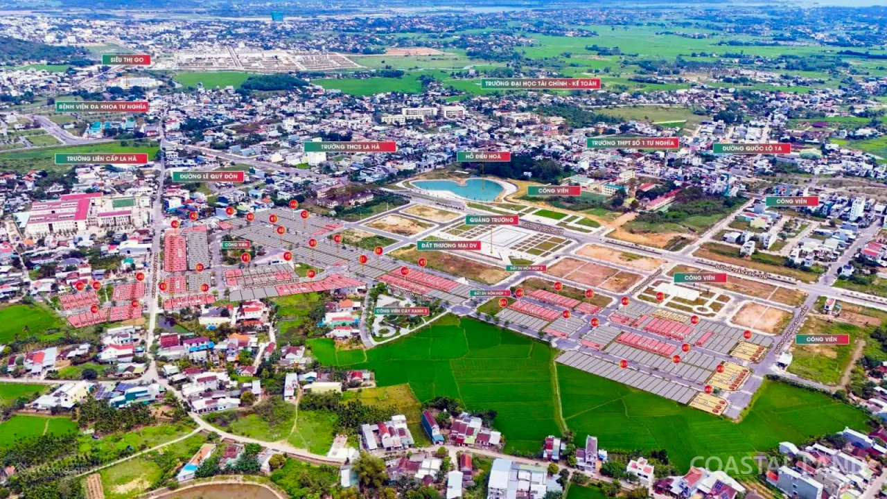 Bán đất khu dân cư An Điền Phát, đường Bích Khê, xã Tư Nghĩa, Quảng Ngãi