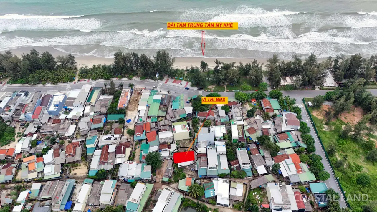 Bán đất xã Tịnh Khê, Quảng Ngãi, 127m2 mặt tiền 7,8m gần biển Mỹ Khê