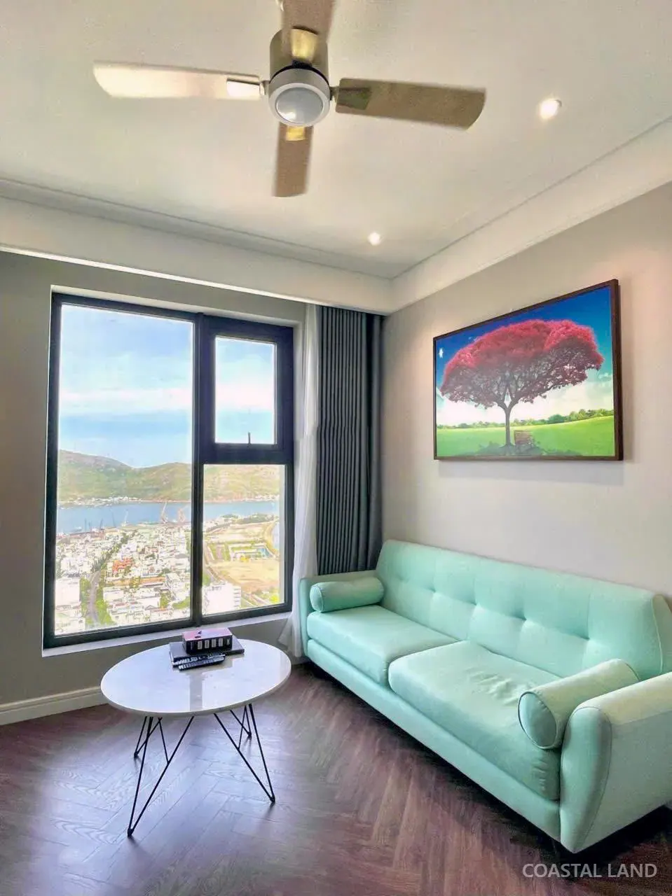 Cho thuê Altara Residences Quy Nhơn 2PN 2WC - Căn góc tầng trung, cao - view biển - full nội thất