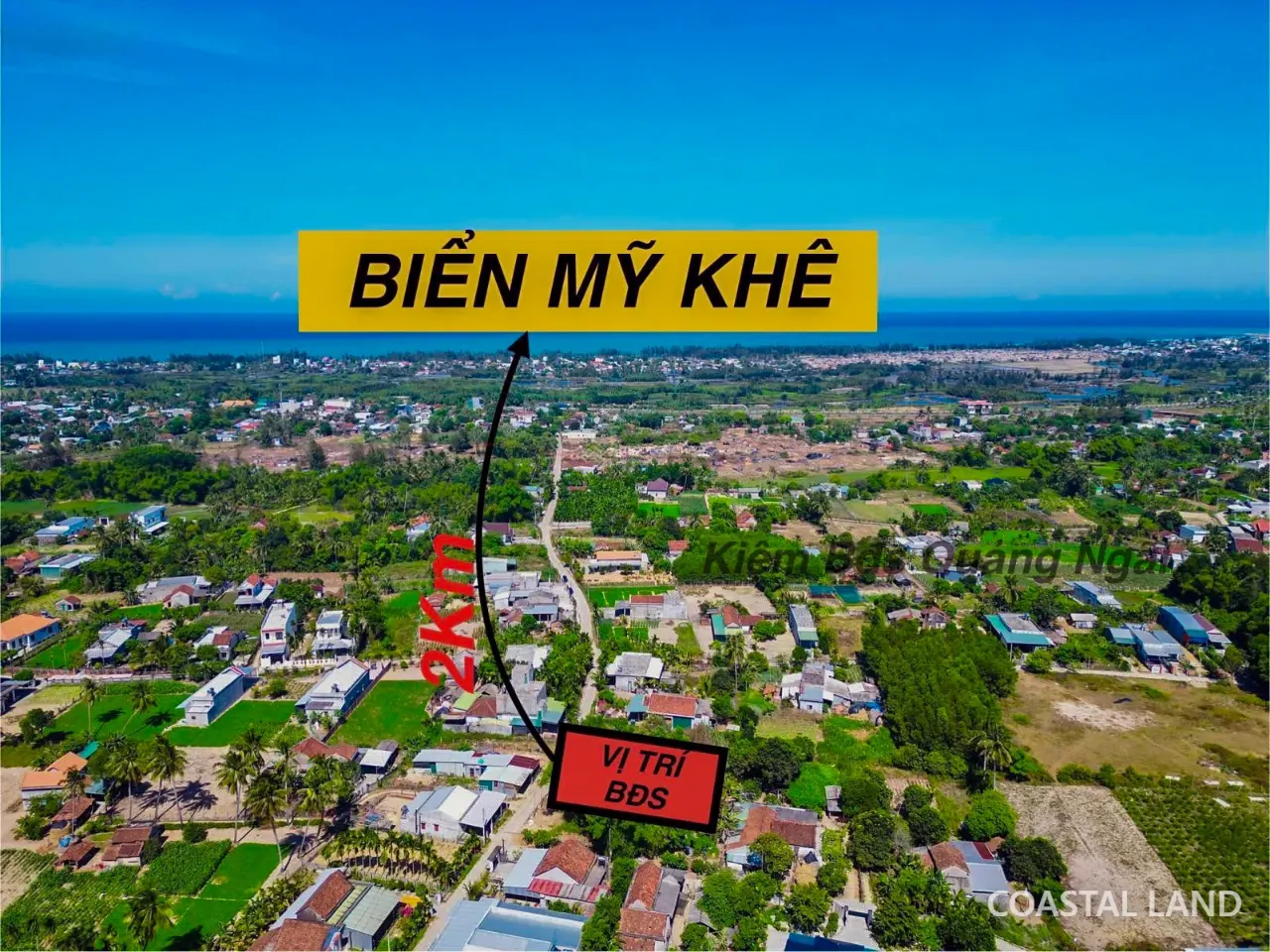 Bán đất thổ cư 175m2 gần biển Mỹ Khê, Xã Tịnh Khê, Quảng Ngãi