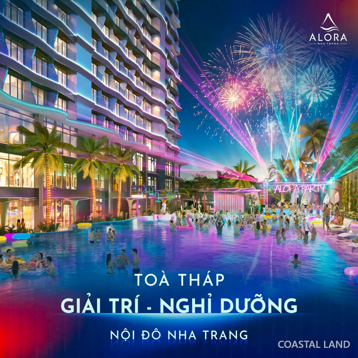 Căn hộ măt biển ALORA Nha Trang - Chính sách " 3 Không " ( 3 năm 0 đồng gốc lãi )